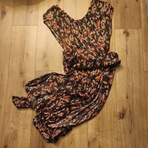 H&M Floral Maxi Dress Size 6